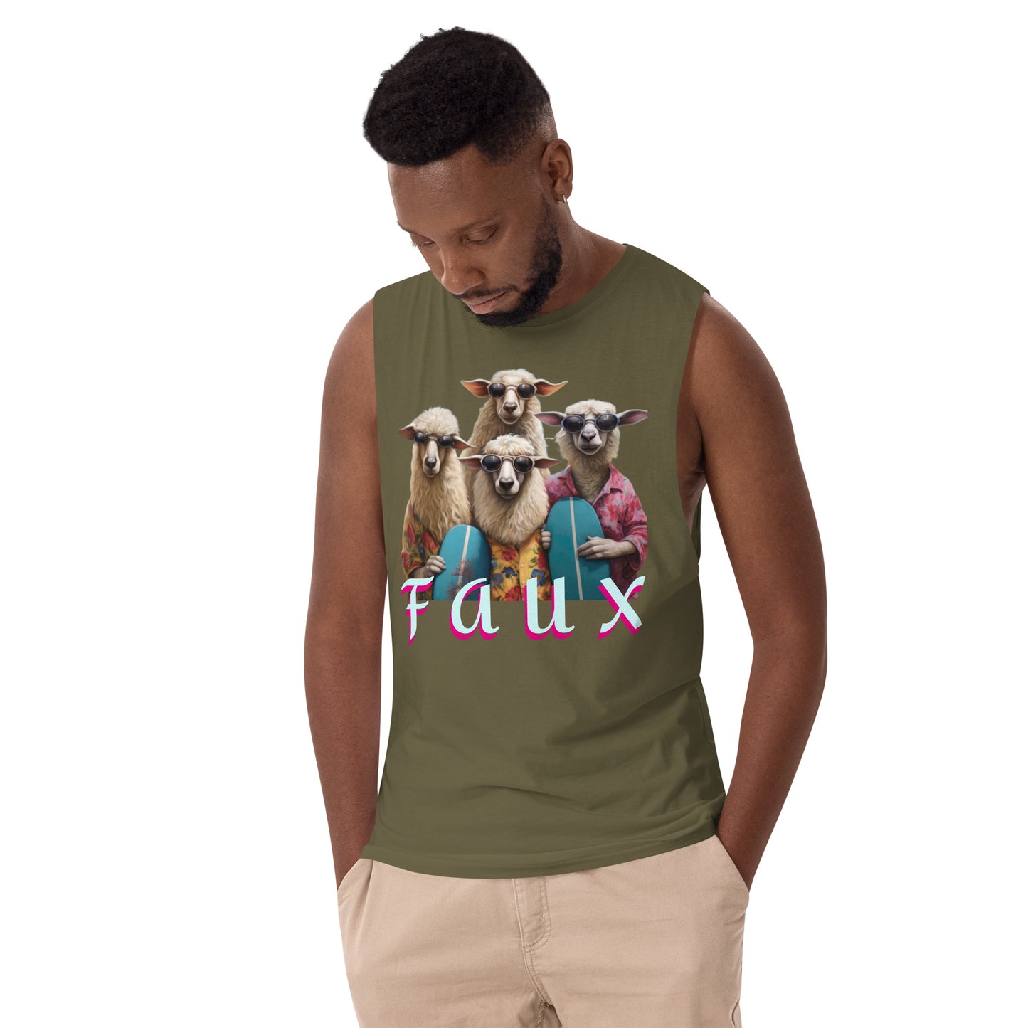 Sheepish - Men’s drop arm tank top