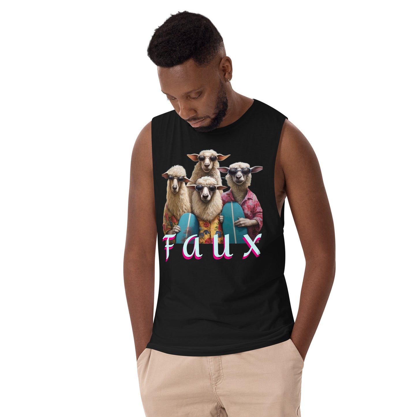 Sheepish - Men’s drop arm tank top