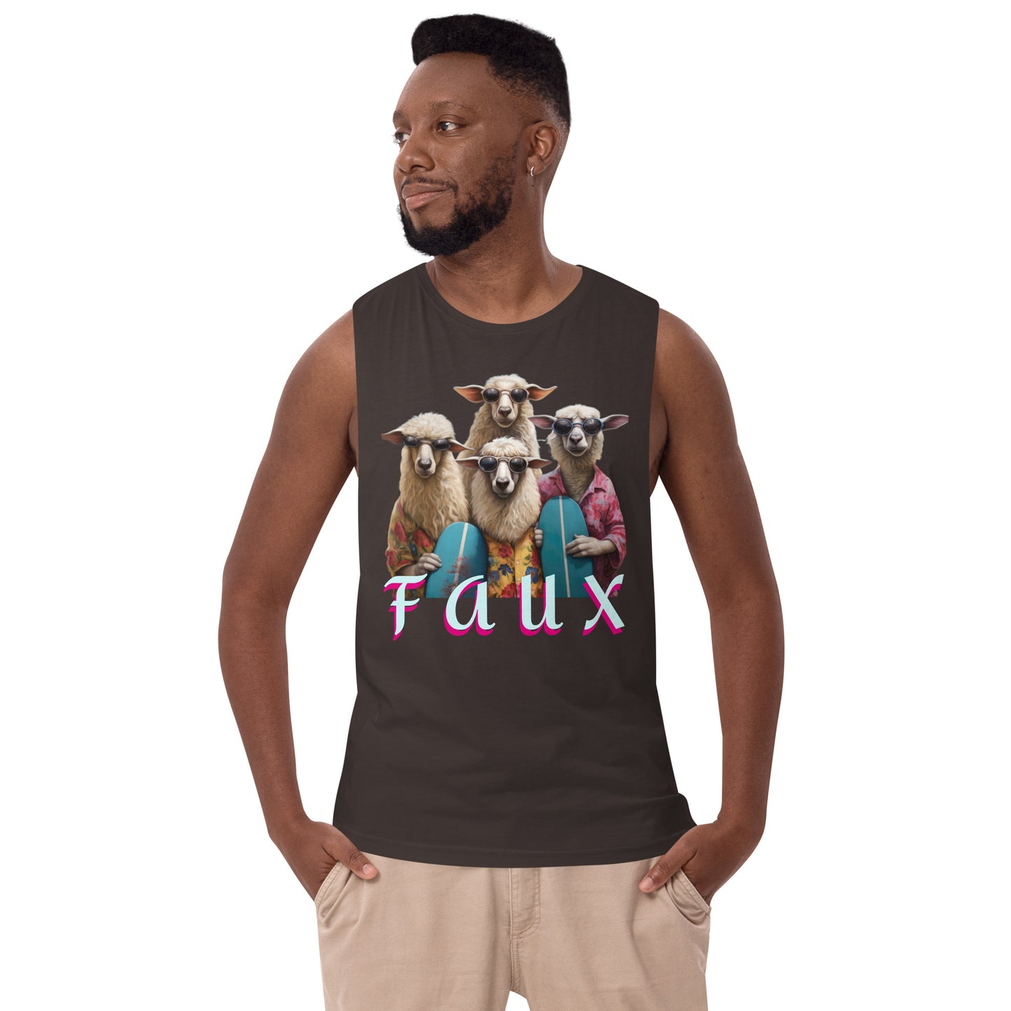 Sheepish - Men’s drop arm tank top