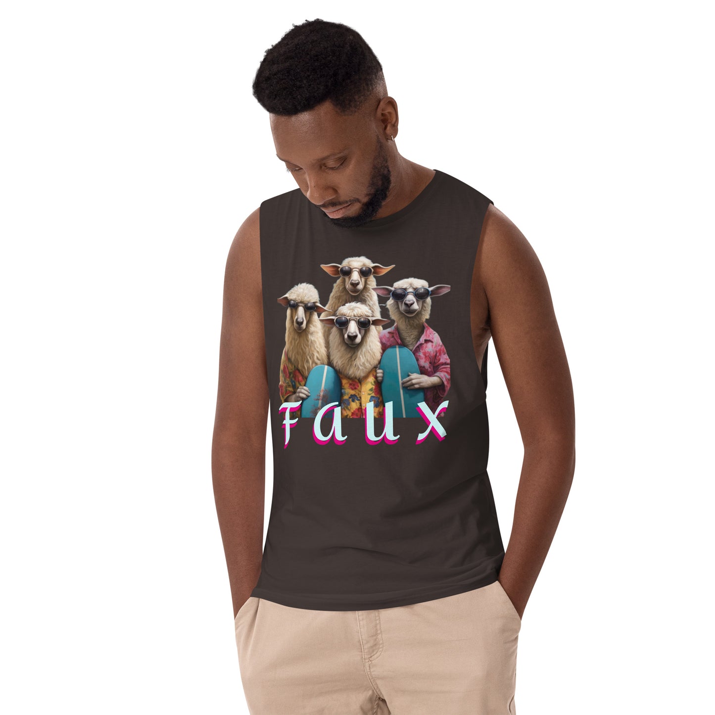 Sheepish - Men’s drop arm tank top