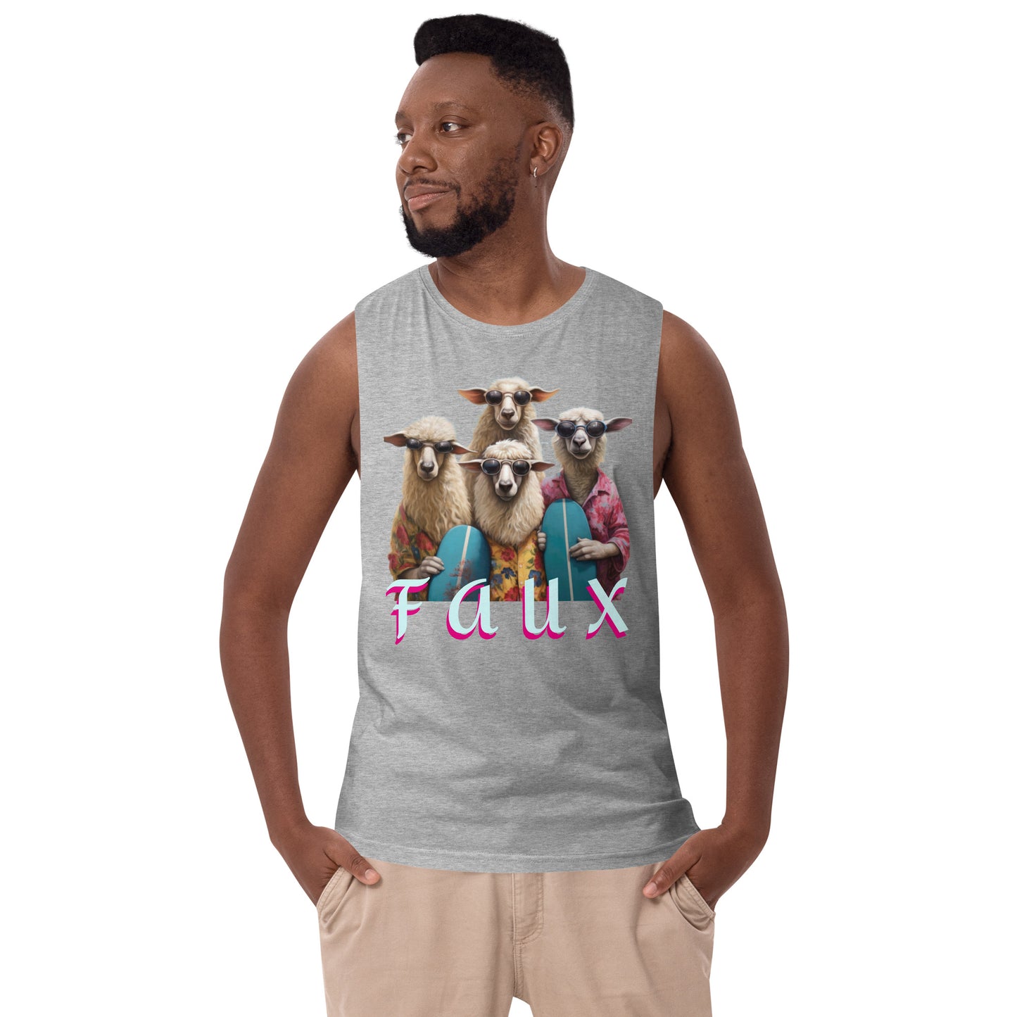 Sheepish - Men’s drop arm tank top