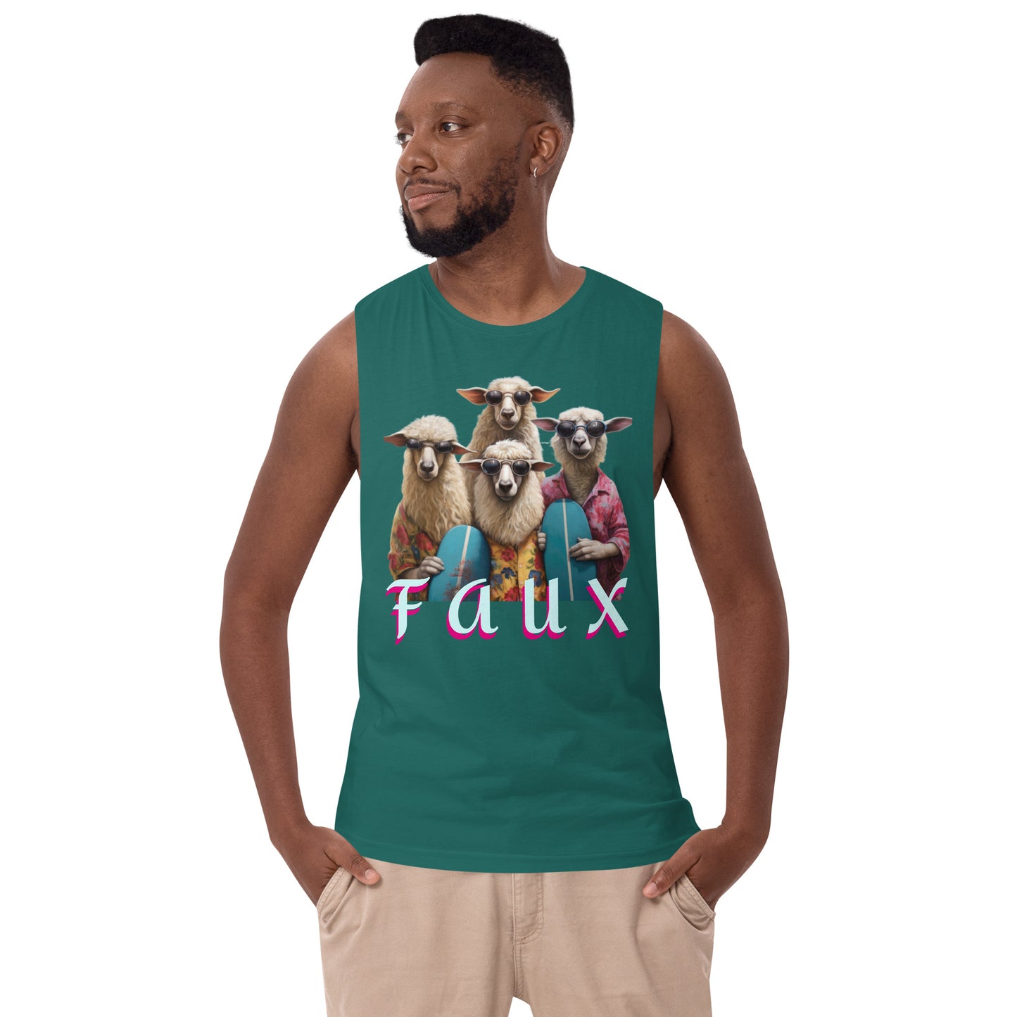 Sheepish - Men’s drop arm tank top