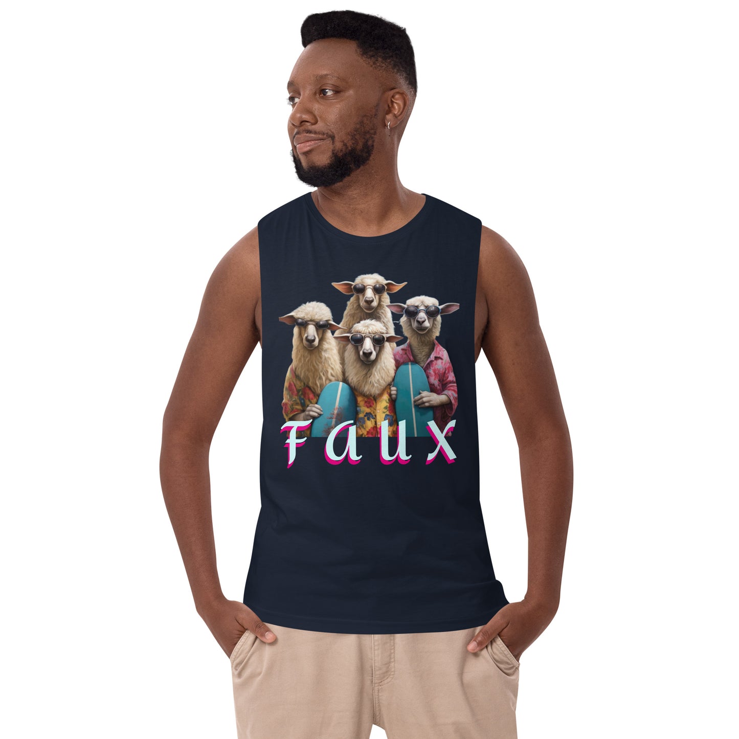 Sheepish - Men’s drop arm tank top