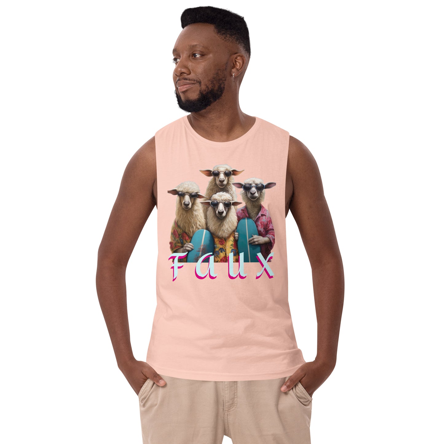 Sheepish - Men’s drop arm tank top