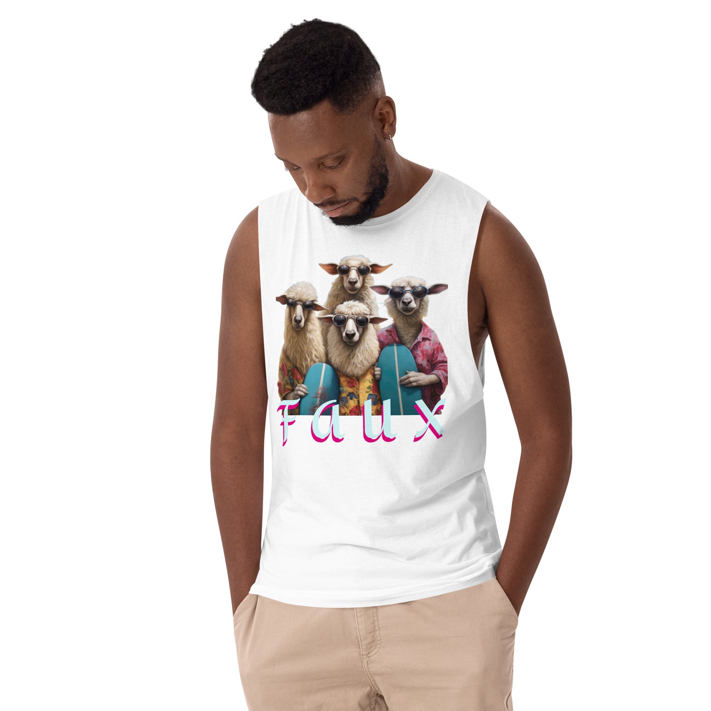 Sheepish - Men’s drop arm tank top