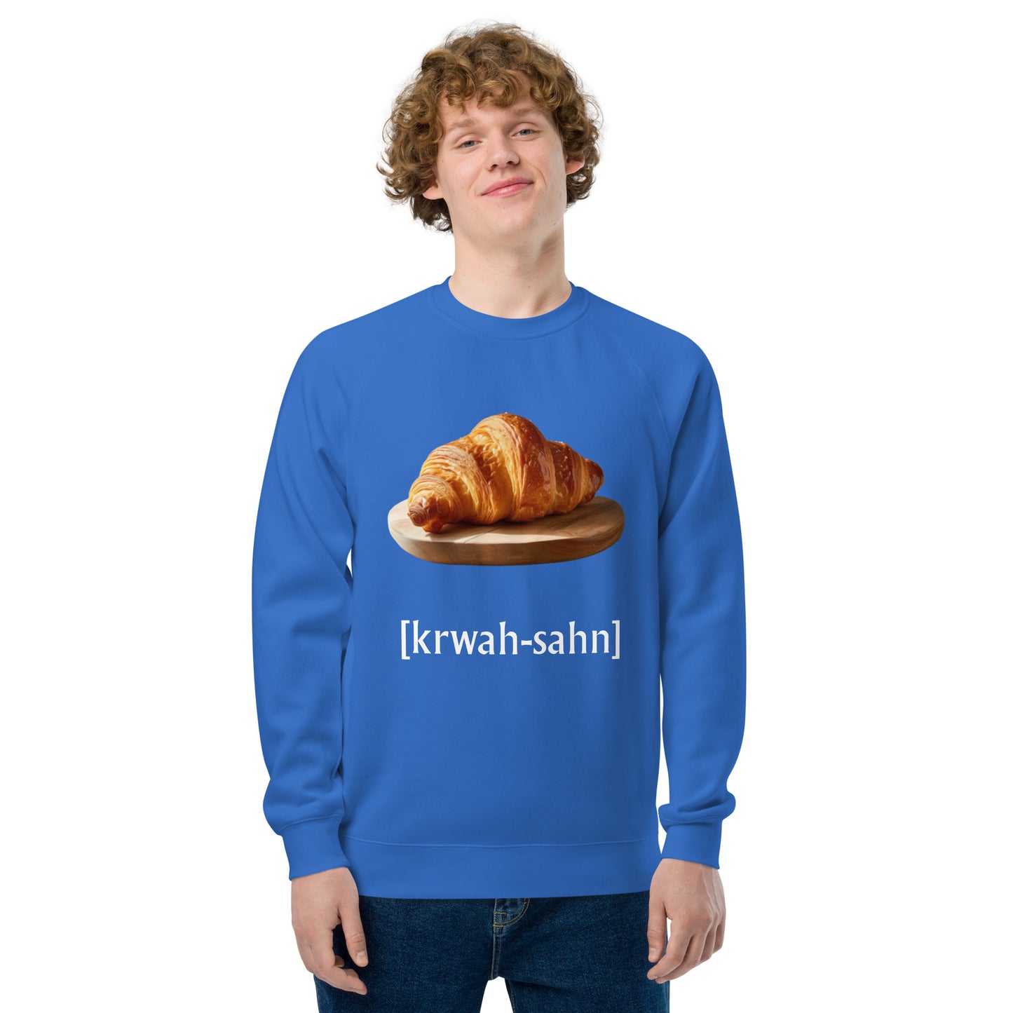 It's "Croissant" - Unisex raglan sweatshirt