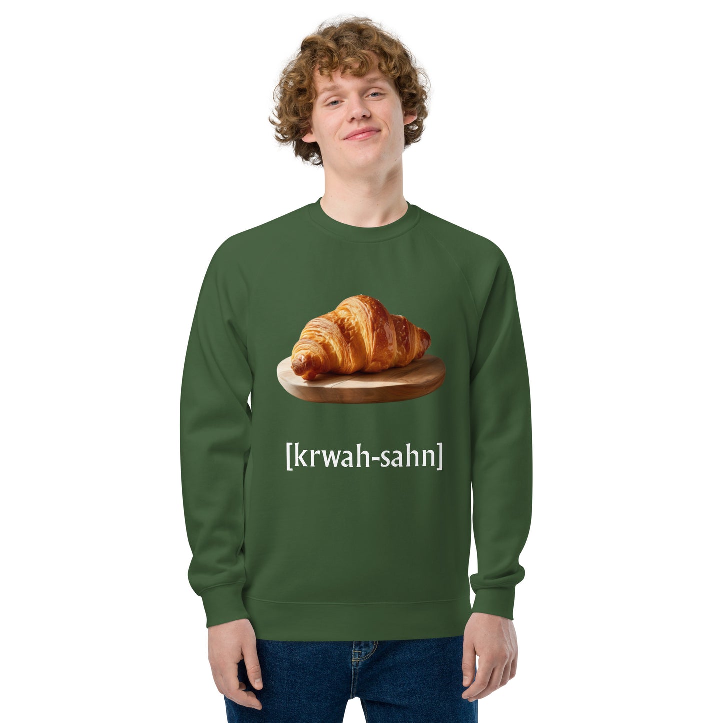 It's "Croissant" - Unisex raglan sweatshirt