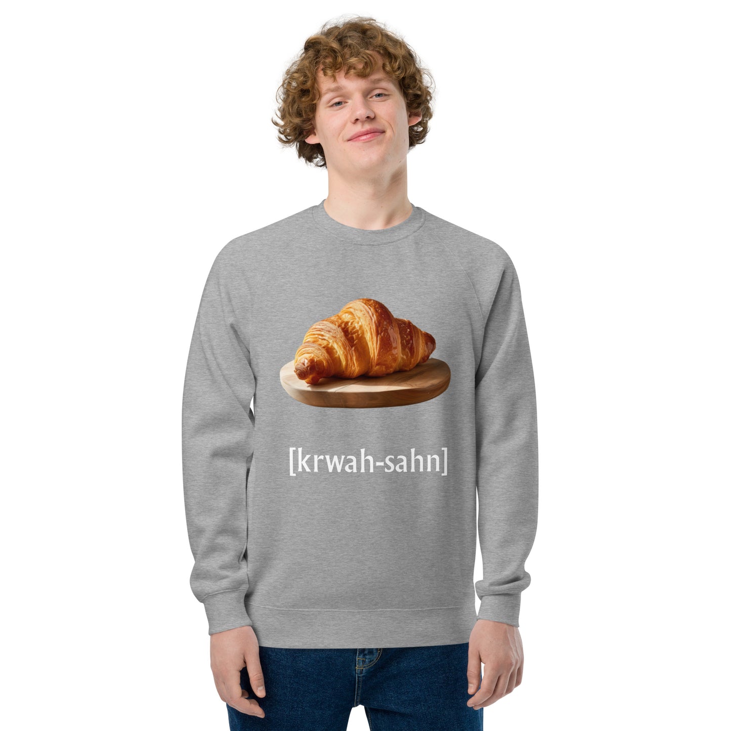 It's "Croissant" - Unisex raglan sweatshirt