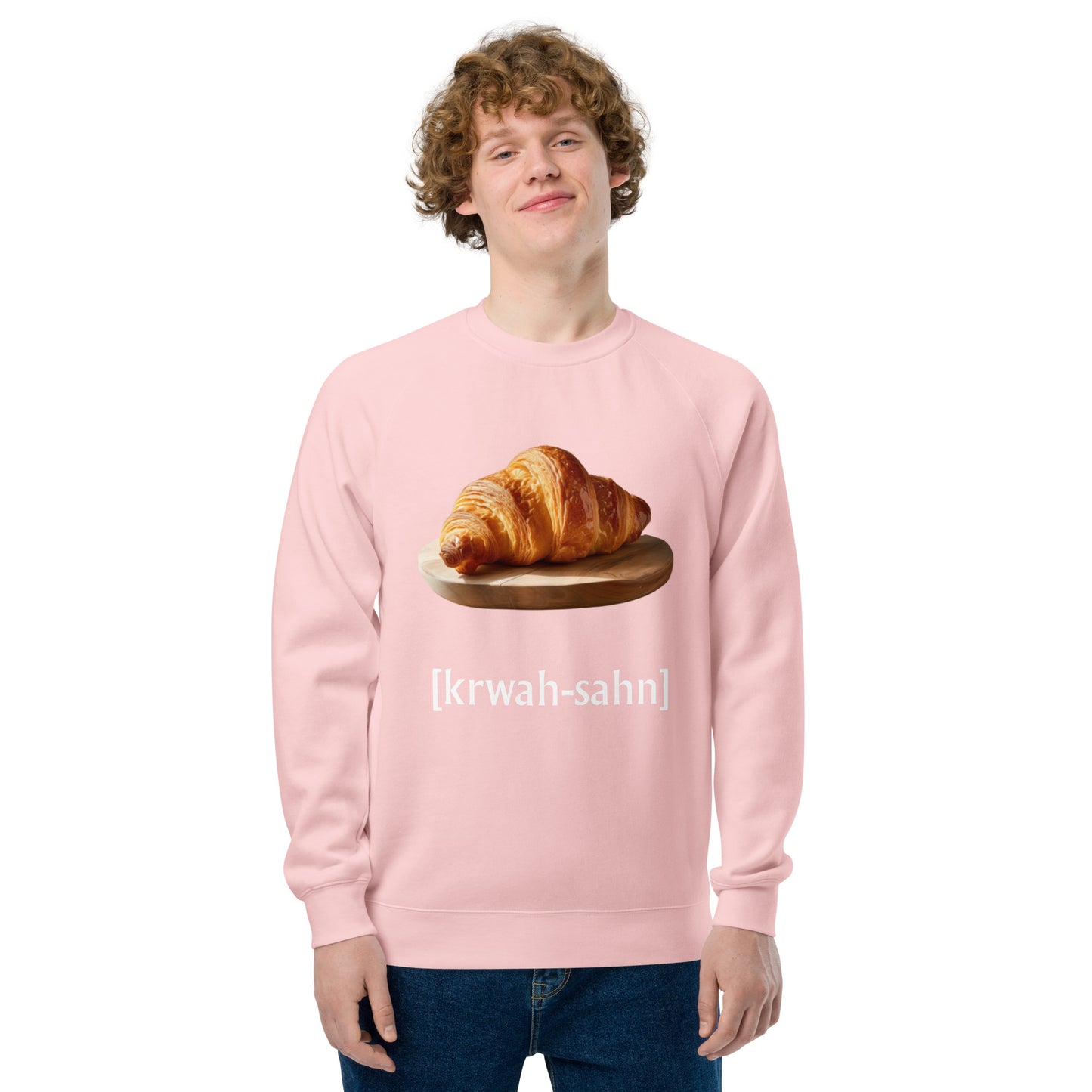 It's "Croissant" - Unisex raglan sweatshirt